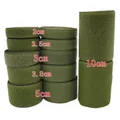 Bande de fixation de couture 2-10cm vert armée bande auto-agrippante autocollant de stockage