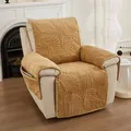 Recliner Chair Cover Waterproof Armchairs Slipcover Sofa Couch with Adjustable Elastic Strap