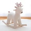 Nordic Children's Trojan Horse Deer Shake Horse Elk Baby Rocking Chair Baby Solid Wood Toy Shooting