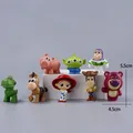 Anime Toys Story 4 Woody Buzz Lightyear 3-5cm Q Version Action Figures Mini Dolls Kids Toys Model