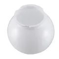 Couvercle de globe de poteau de lampe de remplacement abat-jour en acrylique blanc à verrouillage