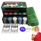 Texas Hold 'em Poker 200pcs Poker Chips With Tin Case Casino Chips Set For Texas Holdem Blackjack