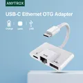 Adattatore LAN Ethernet da USB tipo C a RJ45/cavo cavo adattatore/connettore OTG USB C per iPad