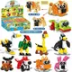 Creative Expert Mini Cute Animal Model Building Block Penguin Bricks Model Educational Assembly Toys