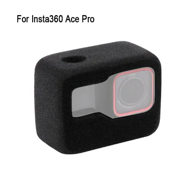 Für insta360 ace pro Kamera Schwamm Schaum Windschutz scheibe Gehäuse Gehäuse Geräusch reduzierung