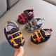 SAMITA-Chaussures coordonnantes pour bébé garçon sandales pour enfant de 0 à 18 mois à la mode