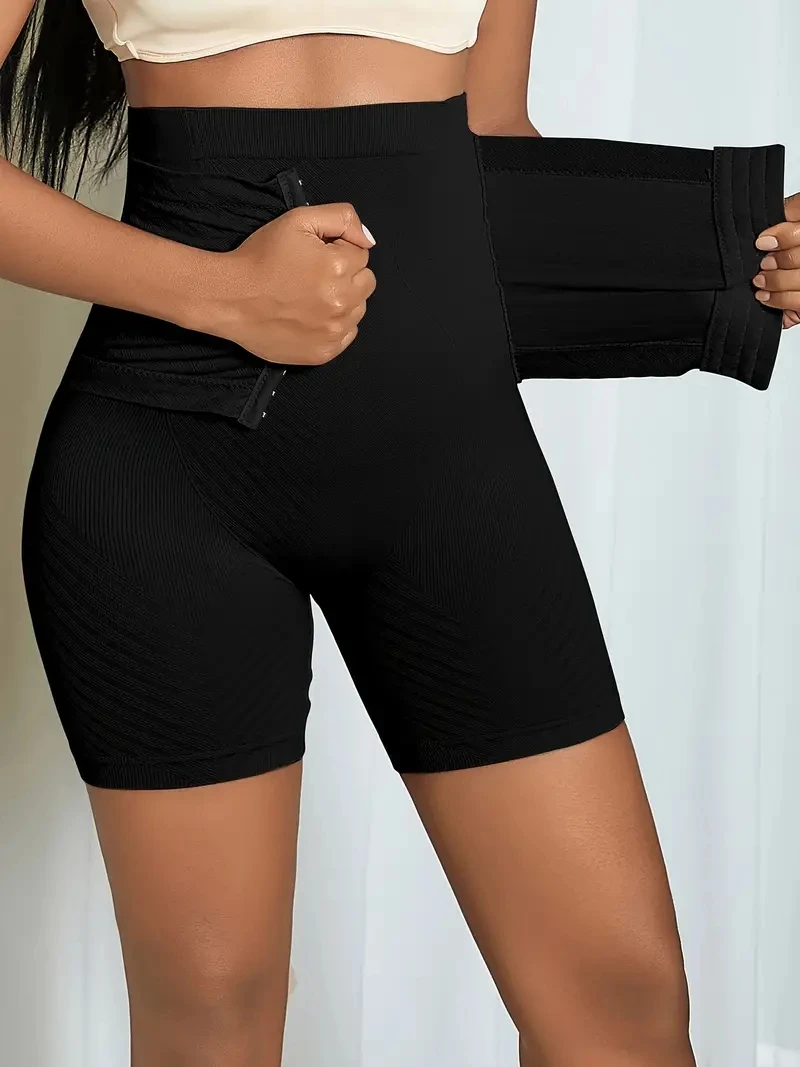 Vordere Schnalle Gestaltung Höschen Hohe Taille Trainer Bauch-steuer Einstellbare Shapewear Höschen Frauen Unterwäsche Abnehmen Fajas Shorts Image