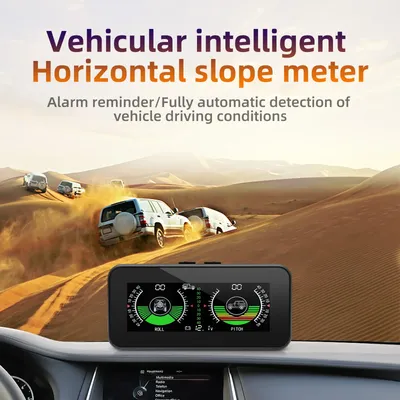 Neueste M50 Intelligente Neigungsmesser Off-road 4X4 Auto Zubehör GPS HUD Digital Display Tilt Pitch Winkel für Alle Autos 12/24V