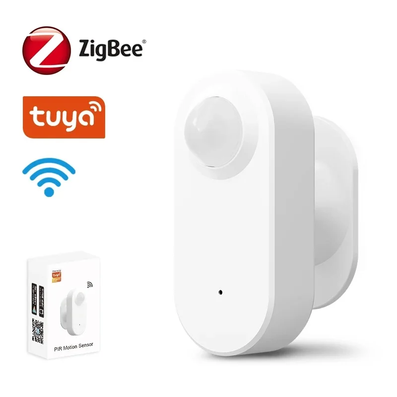 Tuya Zigbee Wifi Menschliche Bewegung Anwesenheit Sensor Smart Home App Fernbedienung 2,4 Ghz PIR Erkennung Dekor Sicherheit Alarm Schutz Image