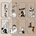 Haikyuu Oya Volleyball Japan Anime Phone Case Transparent Soft iPhone 11 13 12 14 15 Pro Max