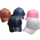 Süßigkeiten einfarbig pu Leder Baseball mützen Mode Hip-Hop für Männer und Frauen All-Match-Hüte für