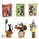 Ata Yazaki Hayao Series Totoro Anime Figure Mini Statue Jouets Mignons Ornements de Chambre