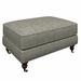 Annie Selke Home Norfolk 30" Wide Rectangle Cocktail Ottoman in Black | Wayfair ASH546-OT