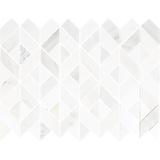 Daltile Perfit Mosaix Natural Stone Swivel Mosaic (10 PC per Carton) (15.9 SQFT per Carton) Natural Stone in Gray/White | Wayfair PT43SWIVELMSPL
