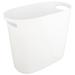 COOREL Plastic Small Trash Can Slim Waste Basket w/ Handles 3.2 Gallon Narrow Garbage Container Bin, Black | Wayfair ETJB09SYYL888