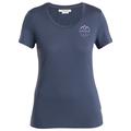 Icebreaker - Women's Tech Lite III S/S Scoop IB Logo - Merinoshirt Gr S blau