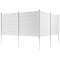 VEVOR Outdoor Privacy Screens 50" W x 50" H Air Conditioner Fence 4 Panels, Metal | Wayfair PVCYSWLMB50XGXYIGV0
