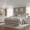 Liberty Furniture Hanley Upholstered Sleigh 6 Piece Bedroom Set Upholstered in Brown/White | King | Wayfair 244-BR-KUSLDMN