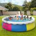 Mason&Mia 4 ft x 18 ft PVC Inflatable Pool in Blue | 48 H x 216 W x 216 D in | Wayfair ENVY-011