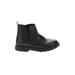 Cat & Jack Ankle Boots: Black Solid Shoes - Kids Girl's Size 4