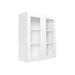 Ready To Ship Cabinets 30" W x 30" H Kitchen Cabinet, Glass in White | 30 H x 30 W x 12 D in | Wayfair W3030GD-WHS