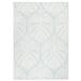 White 62 x 47 x 0.4 in Indoor/Outdoor Area Rug - TOMMY BAHAMA Lanai Palm Leaves Indoor Outdoor Area Rug Blue/Ivory | 62 H x 47 W x 0.4 D in | Wayfair