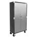 UltraHD® Seville Classics UltraHD Storage Cabinet, 36" W x 18" D x 72" H in Gray/Black | 72 H x 36 W x 18 D in | Wayfair UHD20143B