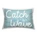 Stupell Industries Retro Catch a Wave Decorative Printed Throw Pillow by Lil' Rue Polyester/Polyfill blend | 20 H x 14 W x 7 D in | Wayfair