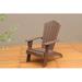 Rosecliff Heights Polystyrene Adirondack Chair Plastic/Resin in Brown | Wayfair F6C0D5E04D024AB9B56880451590E7E8