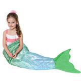 Catalonia Mermaid Tail Blanket for Girls, Mermaid Sleeping Bag, Gift Idea for Girls Polyester | 63 H x 21 W in | Wayfair 1CTMM501GN