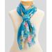 Appleseeds Women's Tropical Palm Oblong Scarf - Multi