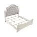 August Grove® Ayden Upholstered Standard Bed Metal in White | 72 H x 63.5 W x 86 D in | Wayfair 5972956BCB98462DBACA872598DBA353