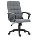 Latitude Run® Fabric Office Chair, Computer Desk Chair, Swivel Task Chair w/ Arms, Adjustable Height, Swivel Wheels Upholstered/Metal | Wayfair