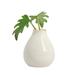 Torre & Tagus Designs LTD. Ceramic Table Vase Ceramic in White | 5.25 H x 4.5 W x 4.5 D in | Wayfair 904348A