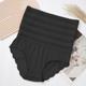 Women's Shapewear High Waist Bikini Panties, Solid Tight-fitting Tummy Control Panties, Women's Lingerie & Underwear