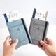 1pc Rfid Passport Holder, Thin Passport Wallet, Leather Surface, Multi Functional Wallet, Travel Passport Holder, Cute Card Holder