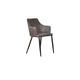 Faux Leather Padded Dining Chair In 5 Options And 4 Colours - Brown | Wowcher