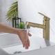 robinet de lavabo de salle de bain - douchette extractible / douchette extractible jeu central électrolytique mitigeur monotroubath taps
