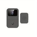 1 pièces sonnette de sécurité intelligente caméra maison sans fil 2.4g-wifi sonnette vidéo infrarouge vision nocturne capture d'appel vidéo à distance photos de visiteurs dispositif antivol