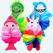 4 Pieces Animal Bath Loofahs Kids Body Loofahs Cartoon Shower Loofahs Cute Bath Sponges Pouf Body Scrubbers Mesh Loofah Sponges for Children Kids Shower Bath Baby Washing Exfoliating 4 Styles