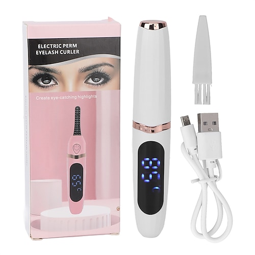 piegaciglia elettrico ricaricabile riscaldamento piegaciglia portatile strumento piegaciglia di lunga durata