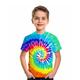 kinderkleidung Jungen T-Shirt Tee Graphic Batik Kurzarm Rundhalsausschnitt Kinder oben Outdoor 3D-Druck Sport Modisch Cool Sommer Blau 2-13 Jahre