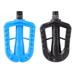 1 Pair Kids Pedal Rubber Bike Pedals Mountain Bike Pedal Non- Platform Flat Pedal For Children Toddlers Blue