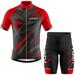 Upgrade Your Cycling Gear with Lixada Men s Bike Shirt and Shorts Set Ideal for Long Distance Riding