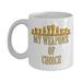 Chess Coffee Mug - My Weapons of Choice - Board Game Gifts - 11 oz Ceramic Cup