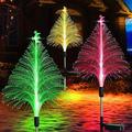 LED Solar Garden Lights 7 Color Changing Christmas Waterproâœ¨ Outdoor Lamp X0S5