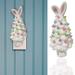 Teissuly Easter Bunny Desktop Statue Decor Bunny Tree Easter Decorations For Indoor Spring Home Bedroom Office Dcor Tabletop Bunny Rabbit Tree Gnome Houses