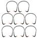 8 Pcs Noise Cancelling Earbuds Earplugs Tips for Sleep Noise-proof Banded Multipurpose