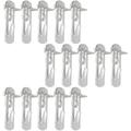 30 Pcs Furniture Partition Bracket Kitchen Cabinets Clear Shelves Shelf Pegs Support Cupboard Clip Plastic