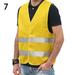 Paste Front Warning Safety Wear Safety Vest Outdoor Construction Workwear High Visibility Vest Reflective Vest Cycling Reflective Clothing 7